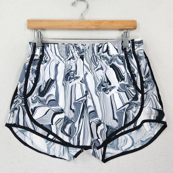 Calvin Klein Pants - Calvin Klein Shorts Womens Small Black White Marble Brief Lined Athletic NEW